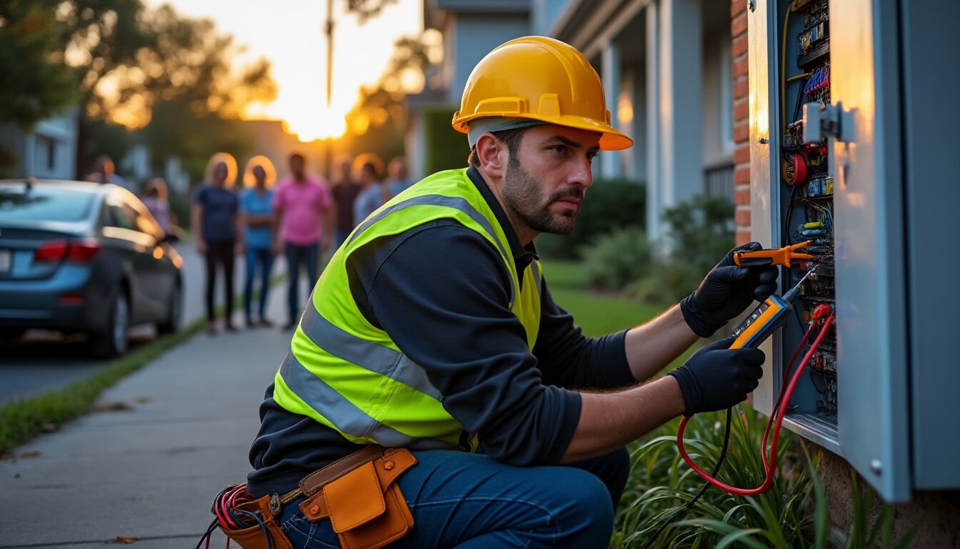 Besoin d'un électricien en urgence ? Trouvez rapidement un professionnel qualifié près de chez vous pour résoudre vos pannes électriques 24h/24 et 7j/7.