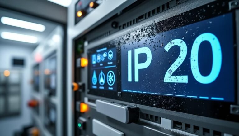 Découvrez la signification de la norme IP20, ses implications pour la protection contre la poussière et les objets solides, et dans quels cas ce niveau de protection est recommandé pour vos équipements électriques.