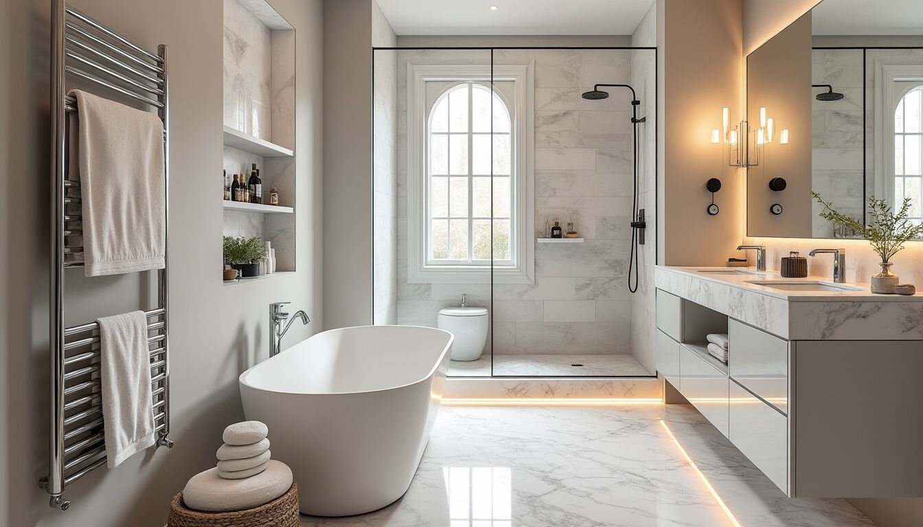 Découvrez notre guide complet pour choisir le chauffage idéal dans une salle de bain. Conseils, types de chauffages et astuces pour allier confort et sécurité au quotidien.